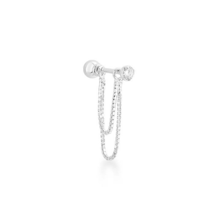 Piercing - Cartilagem com ponto de luz