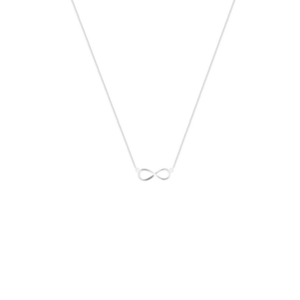 Colar Infinito Liso - Prata 925
